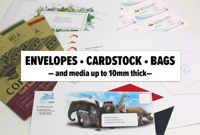 CP950 d’Afinia Label - imprimez sur des sacs, papiers cartonnés, enveloppes