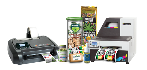 Cannabis-Produktkennzeichnung - Etikettendrucker von Afinia Label