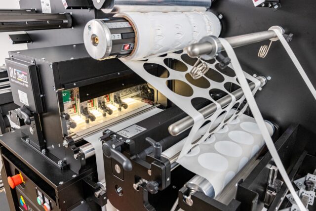Convert blank labels for on demand label printing