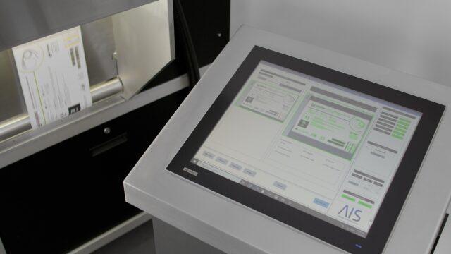 X350 Inspectra In-Line Vision Inspection System screen