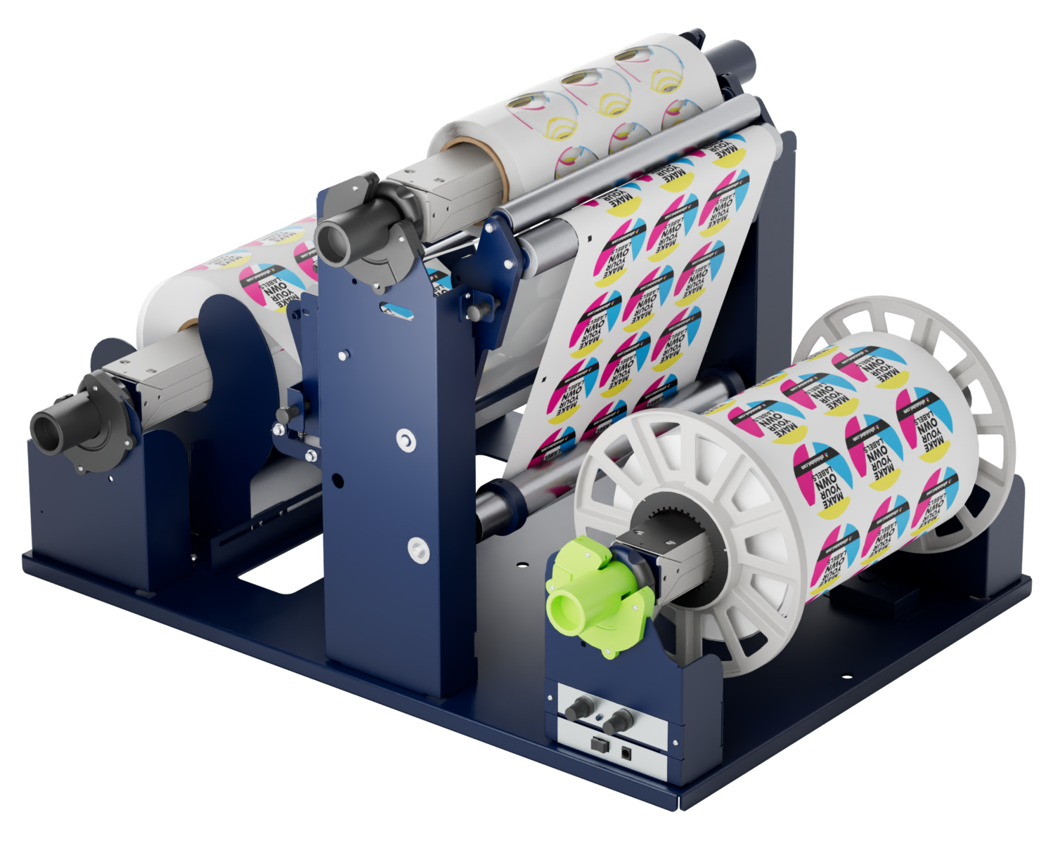 SMR-350 Slitter Rewinder with Matrix Removal